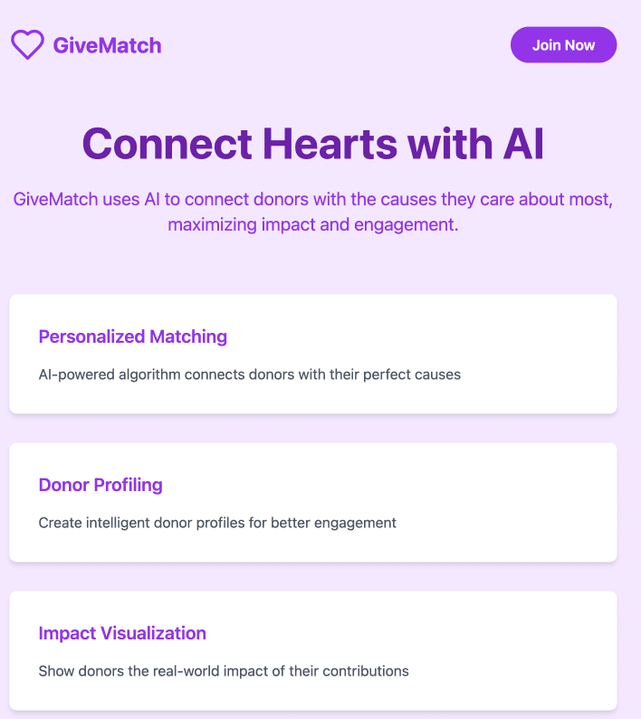 AI-Enhanced Donation Matching Platform