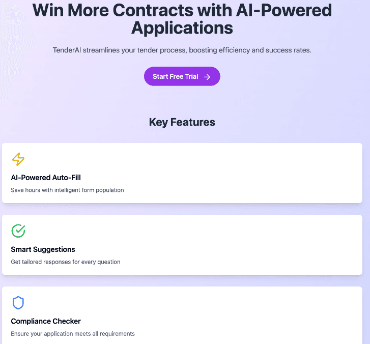 AI-Powered Tender Application Assistant